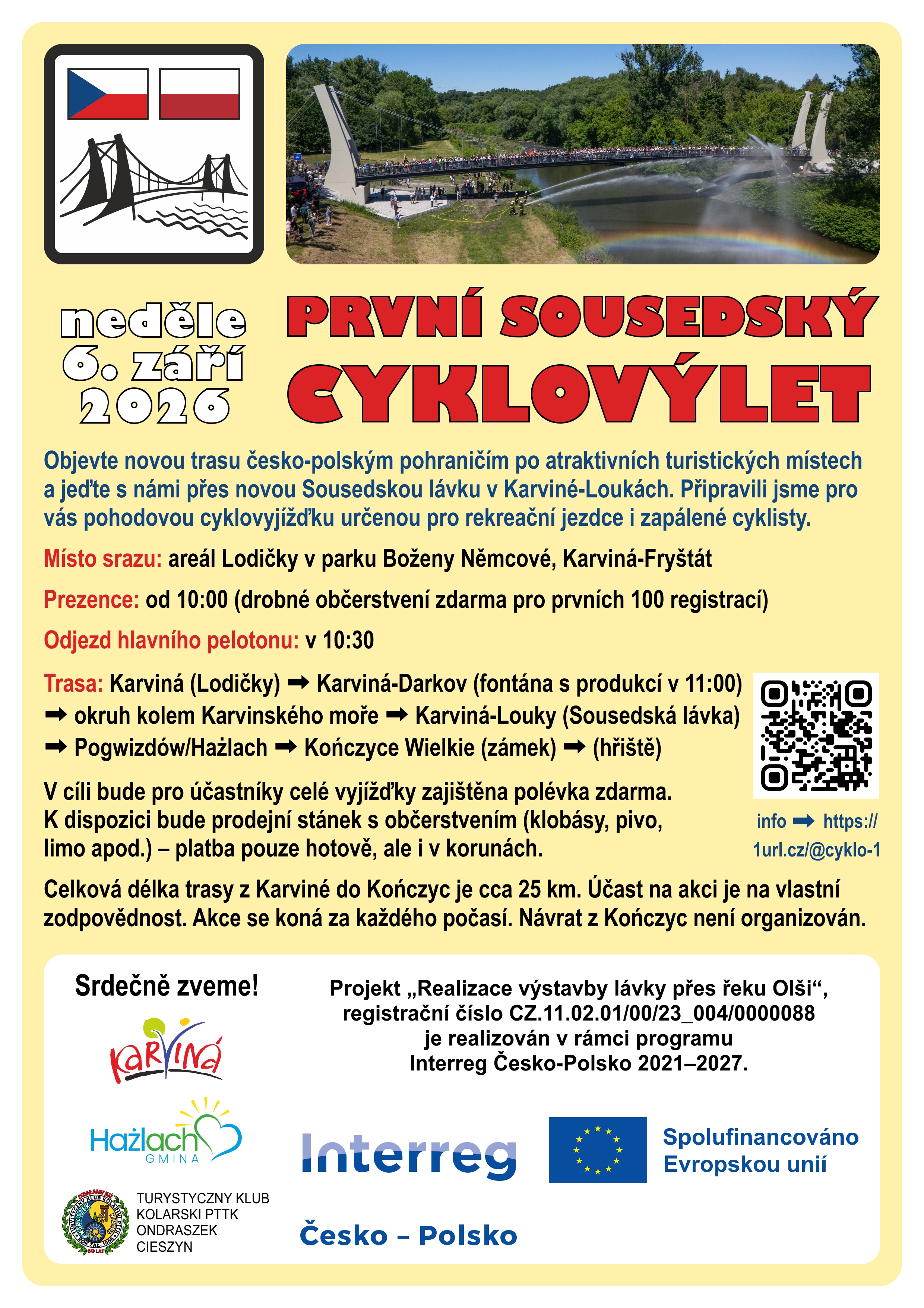PRVNÍ SOUSEDSKÝ CYKLOVÝLET - PIERWSZY SĄSIEDZKI PIERWSZY SĄSIEDZKI RAJD ROWEROWY